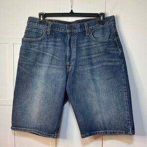 Men's Blue Denim Levi Shorts